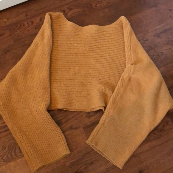 Forever 21 Soft Knit Sweater (Mustard Yellow) - Picture 3 of 7